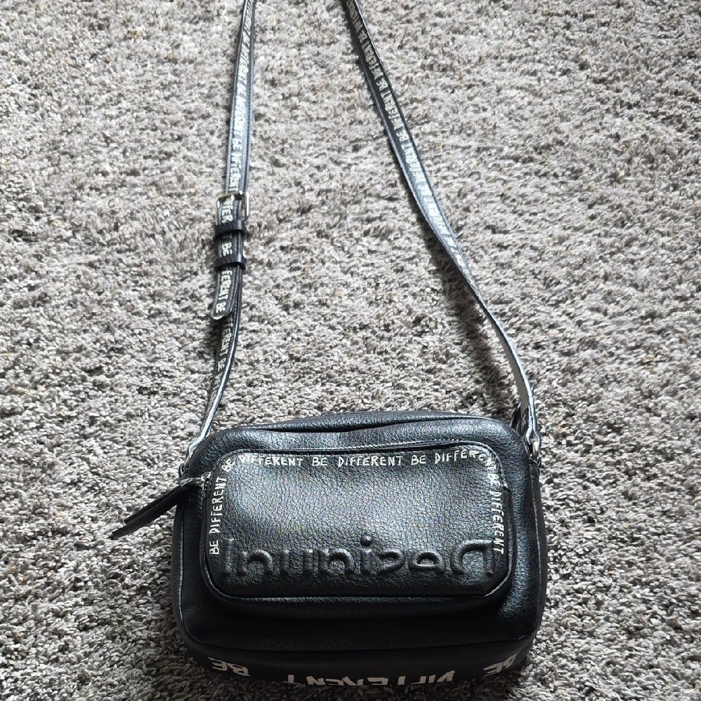 Desigual Charcoal Crossbody Bag